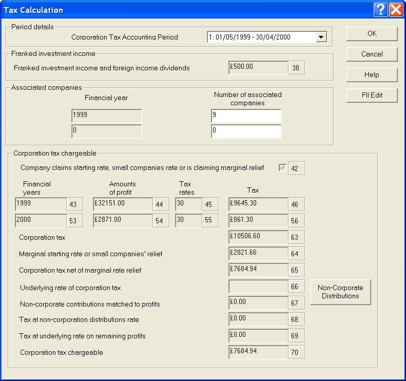 Tax Calculation