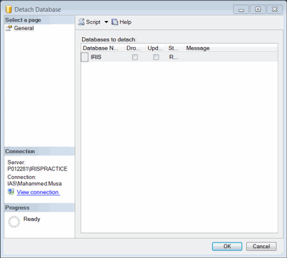 How to reset the Log File in SQL Server Management Studio