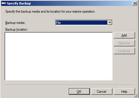 How to restore IRIS SQL when using SQL server 2005 MS
