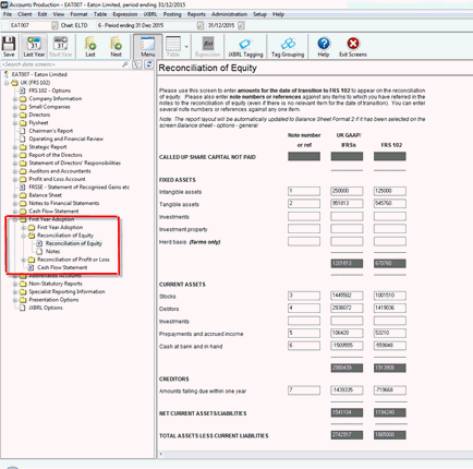 How To Create A Set Of FRS 102 Accounts   Image243 