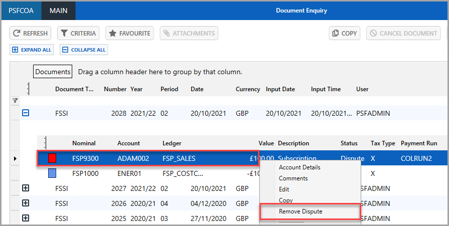 Disputing Files Disputing Transactions in Direct Debit Emailer