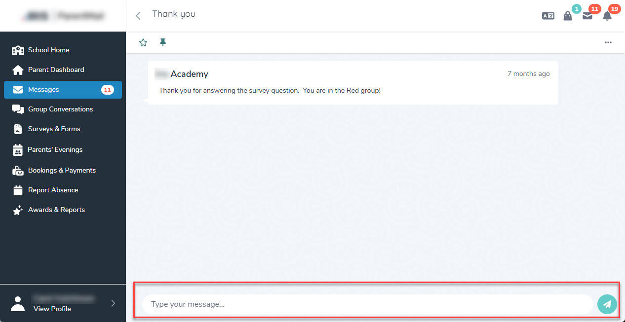 Reply to Messages
