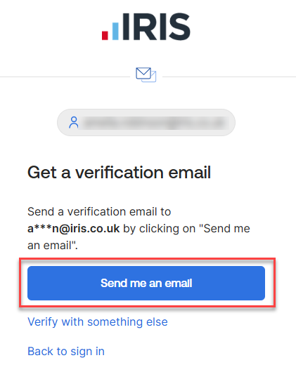 The MFA verification email. 