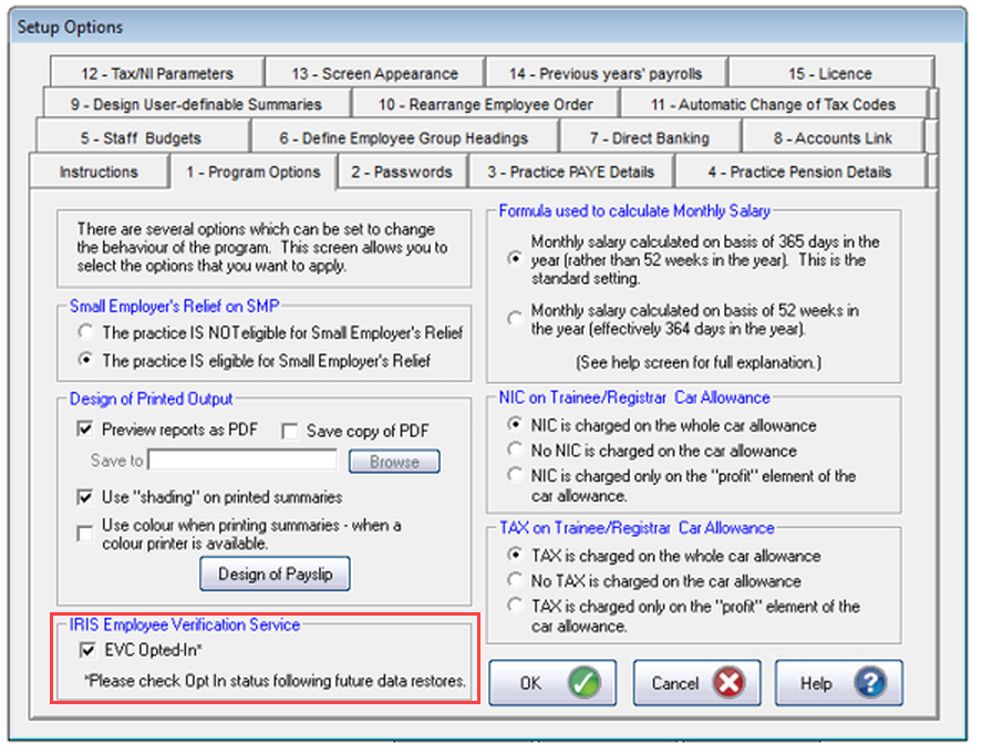 Remove the flag from EVC/Opted-in