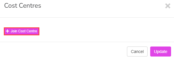 select Join cost centre