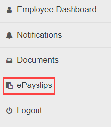 ePayslips Menu