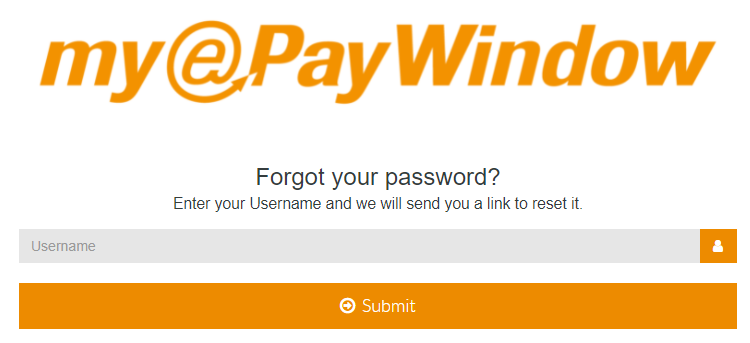 Forgot Password username 