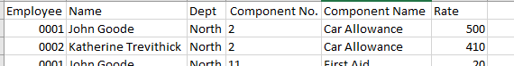 Importing using a component number